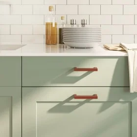 Cabinet handles 20 units stainless steel bronze 96 mm by , Cabinet knobs and handles - Ref: Foro24-3203660, Price: 29,78 €, D...