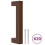 Cabinet handles 20 units stainless steel bronze 96 mm by , Cabinet knobs and handles - Ref: Foro24-3203660, Price: 30,18 €, D...