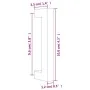 Cabinet handles 20 units stainless steel bronze 96 mm by , Cabinet knobs and handles - Ref: Foro24-3203660, Price: 30,18 €, D...