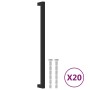 Schrankgriffe 20 Stück schwarzer Edelstahl 320 mm von , Schrankknöpfe und Griffe - Ref: Foro24-3203657, Preis: 61,30 €, Rabat...