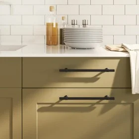 Cabinet handles 20 pcs stainless steel black 192 mm by , Cabinet knobs and handles - Ref: Foro24-3203695, Price: 37,27 €, Dis...