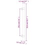 Cabinet handles 20 pcs stainless steel black 192 mm by , Cabinet knobs and handles - Ref: Foro24-3203695, Price: 41,43 €, Dis...
