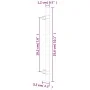 Tiradores para armarios 20 uds acero inoxidable negro 192 mm de , Pomos y picaportes de armarios - Ref: Foro24-3203695, Preci...