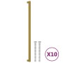 Schrankgriffe 10 Stück goldfarbener Edelstahl 480 mm von , Schrankknöpfe und Griffe - Ref: Foro24-3203674, Preis: 54,09 €, Ra...