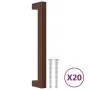 Cabinet handles 20 units stainless steel bronze 160 mm by , Cabinet knobs and handles - Ref: Foro24-3203662, Price: 54,50 €, ...