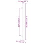 Schrankgriffe 5 Stück silberfarbener Edelstahl 224 mm von , Schrankknöpfe und Griffe - Ref: Foro24-155353, Preis: 13,42 €, Ra...