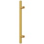 Tiradores para armarios 10 uds acero inoxidable dorado 128 mm de , Pomos y picaportes de armarios - Ref: Foro24-155358, Preci...
