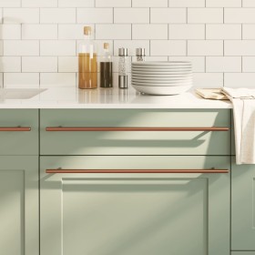 Schrankgriffe 5 Stück Edelstahl bronze 480 mm von , Schrankknöpfe und Griffe - Ref: Foro24-155379, Preis: 19,69 €, Rabatt: %