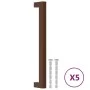 Tiradores para armarios 5 uds acero inoxidable bronce 192 mm de , Pomos y picaportes de armarios - Ref: Foro24-155408, Precio...