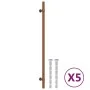 Tiradores para armarios 5 uds acero inoxidable bronce 320 mm de , Pomos y picaportes de armarios - Ref: Foro24-155434, Precio...