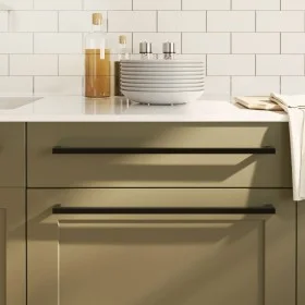 Cabinet handles 5 pcs black stainless steel 480 mm by , Cabinet knobs and handles - Ref: Foro24-155403, Price: 38,25 €, Disco...