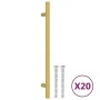 Schrankgriffe 20 Stück goldfarbener Edelstahl 192 mm von , Schrankknöpfe und Griffe - Ref: Foro24-3203599, Preis: 30,96 €, Ra...