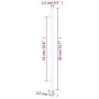 Schrankgriffe 10 Stück silberfarbener Edelstahl 320 mm von , Schrankknöpfe und Griffe - Ref: Foro24-3203621, Preis: 19,34 €, ...