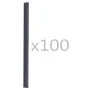 Clips für Gartengitter 100 Stück PVC anthrazitgrau von vidaXL, Zubehör für Tore und Zäune - Ref: Foro24-45477, Preis: 22,20 €...