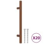 Schrankgriffe 20 Stück Edelstahl Bronze 160 mm von , Schrankknöpfe und Griffe - Ref: Foro24-3203614, Preis: 37,40 €, Rabatt: %