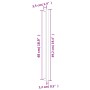 Schrankgriffe 20 Stk. Silber Edelstahl 480 mm von , Schrankknöpfe und Griffe - Ref: Foro24-3203642, Preis: 72,15 €, Rabatt: %