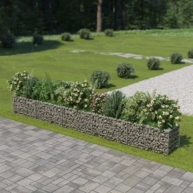 Arriate de gaviones de acero 450x50x50 cm de vidaXL, Maceteros y jardineras - Ref: Foro24-143565, Precio: 120,98 €, Descuento: %
