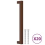 Schrankgriffe 20 Stück Bronze Edelstahl 192 mm von , Schrankknöpfe und Griffe - Ref: Foro24-3203663, Preis: 58,91 €, Rabatt: %