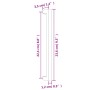 Cabinet handles 10 pcs bronze stainless steel 224 mm by , Cabinet knobs and handles - Ref: Foro24-3203680, Price: 39,78 €, Di...
