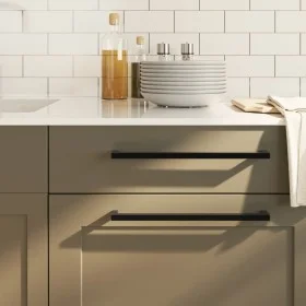 Cabinet handles 10 pcs black stainless steel 320 mm by , Cabinet knobs and handles - Ref: Foro24-3203677, Price: 36,52 €, Dis...