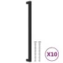 Schrankgriffe 10 Stück schwarzer Edelstahl 320 mm von , Schrankknöpfe und Griffe - Ref: Foro24-3203677, Preis: 36,52 €, Rabat...