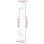 Tiradores para armarios 10 uds acero inoxidable negro 192 mm de , Pomos y picaportes de armarios - Ref: Foro24-3203711, Preci...