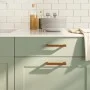 Cabinet handles 20 pcs stainless steel bronze 128 mm by , Cabinet knobs and handles - Ref: Foro24-3203661, Price: 41,16 €, Di...