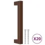 Schrankgriffe 20 Stück Edelstahl Bronze 128 mm von , Schrankknöpfe und Griffe - Ref: Foro24-3203661, Preis: 40,46 €, Rabatt: %
