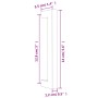 Tiradores para armarios 20 uds acero inoxidable bronce 128 mm
