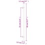 Schrankgriffe 10 Stück schwarzer Edelstahl 320 mm von , Schrankknöpfe und Griffe - Ref: Foro24-3203713, Preis: 26,06 €, Rabat...