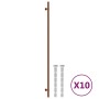 Schrankgriffe 10 Stück Bronze Edelstahl 480 mm von , Schrankknöpfe und Griffe - Ref: Foro24-3203718, Preis: 52,86 €, Rabatt: %
