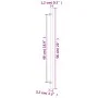 Cabinet handles 10 pcs stainless steel bronze 480 mm by , Cabinet knobs and handles - Ref: Foro24-3203718, Price: 52,86 €, Di...