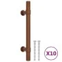 Cabinet handles 10 pcs stainless steel bronze 96 mm by , Cabinet knobs and handles - Ref: Foro24-155429, Price: 27,90 €, Disc...