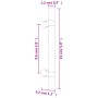 Tiradores para armarios 10 uds acero inoxidable bronce 96 mm