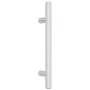 Tiradores para armarios 10 uds acero inoxidable plateado 96 mm de , Pomos y picaportes de armarios - Ref: Foro24-155349, Prec...