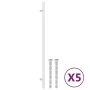 Tiradores para armarios 5 uds acero inoxidable plateado 320 mm de , Pomos y picaportes de armarios - Ref: Foro24-155354, Prec...