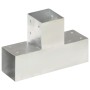 Conector de postes en forma de T metal galvanizado 91x91 mm en Postes de cerca | Comprar online en Foro24