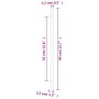 Schrankgriffe 5 Stück silberfarbener Edelstahl 320 mm von , Schrankknöpfe und Griffe - Ref: Foro24-155354, Preis: 14,60 €, Ra...