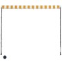 Toldo retráctil con LED amarillo y blanco 200x150 cm en Toldos | Comprar online en Foro24