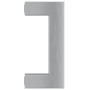 Tiradores para armarios 10 uds acero inoxidable plateado 64 mm de , Pomos y picaportes de armarios - Ref: Foro24-155380, Prec...