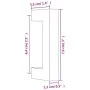 Tiradores para armarios 10 uds acero inoxidable plateado 64 mm de , Pomos y picaportes de armarios - Ref: Foro24-155380, Prec...