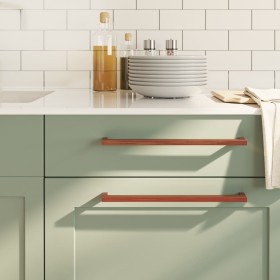 Griffe für Schränke 5 Stück Edelstahl Bronze 320 mm von , Schrankknöpfe und Griffe - Ref: Foro24-155410, Preis: 23,21 €, Raba...