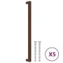 Tiradores para armarios 5 uds acero inoxidable bronce 320 mm by , Cabinet knobs and handles - Ref: Foro24-155410, Price: 22,7...