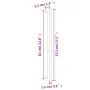 Tiradores para armarios 5 uds acero inoxidable bronce 320 mm by , Cabinet knobs and handles - Ref: Foro24-155410, Price: 22,7...