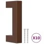 Schrankgriffe 10 Stück Edelstahl Bronze 64 mm von , Schrankknöpfe und Griffe - Ref: Foro24-155404, Preis: 13,75 €, Rabatt: %