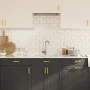 Schrankgriffe 10 Stück aus goldfarbenem Edelstahl 96 mm von , Schrankknöpfe und Griffe - Ref: Foro24-155389, Preis: 20,86 €, ...