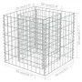 Arriate de gaviones de acero 50x50x50 cm de vidaXL, Maceteros y jardineras - Ref: Foro24-143570, Precio: 34,67 €, Descuento: %
