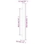 Tiradores para armarios 5 uds acero inoxidable negro 192 mm de , Pomos y picaportes de armarios - Ref: Foro24-155368, Precio:...