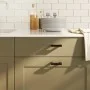 Cabinet handles 10 pcs black stainless steel 64 mm by , Cabinet knobs and handles - Ref: Foro24-155396, Price: 21,39 €, Disco...