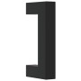 Tiradores para armarios 10 uds acero inoxidable negro 64 mm de , Pomos y picaportes de armarios - Ref: Foro24-155396, Precio:...